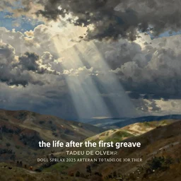 the life after the first greave, realistic detailed painting by Tadeu de Oliveira