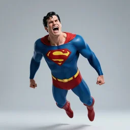 painful Superman >yelling<<<< levitating