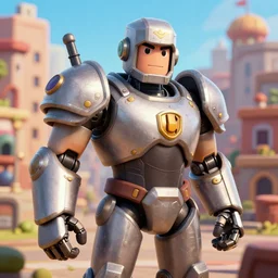 portrait 🤖🏡🏘 with hexa armor, octane render, detailed, brawl stars, unreal engine 5, cinema 4 d cinematic, artstation, greg rutkowski, clash of clan, clash royal