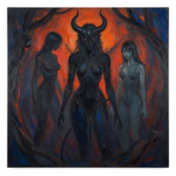 tonemapped demonic possession by ruan jia, ayami kojima, fauvism