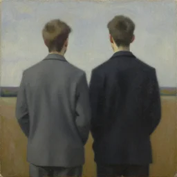 It's back guys, oil on canvas by Zdzisław Beksiński
