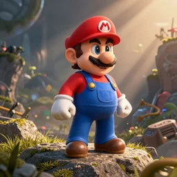 Mario in Gears of War