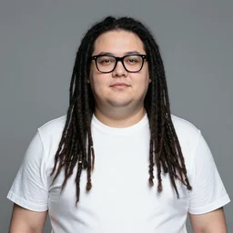 an obese white skinned entrepreneur with long black dreadlocks and trendy glasses gives a ted talk in front of a big aquarium filled with neon jellyfish, hyper detailed, sharp focus, depth of field, hyper realistic, vogue magazine 2 0 2 2
