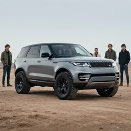 wide view shot of a new car for 2 0 3 2 with offroad tires installed. style by petros afshar, christopher balaskas, goro fujita, and rolf armstrong. car design by dmc and land rover.
