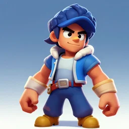 brawlstars painter character, digital painting by akihiko yoshida, beautiful