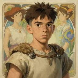 cute paulo dybala wearing barbarian tunic, natural lighting, path traced, highly detailed, high quality, digital painting, by don bluth and ross tran and studio ghibli and alphonse mucha, artgerm