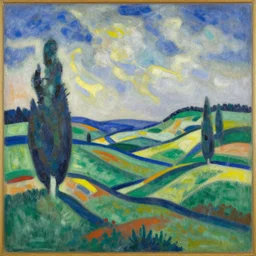 landscape by robert delaunay, endless rhythm