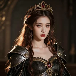 imperial princess knight gothic girl. by ruan jia, by robert hubert