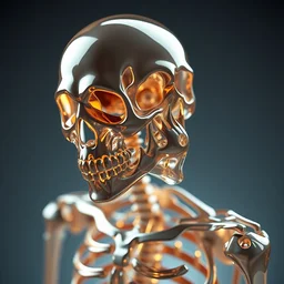 skeleton made of glass, sharp focus, photography, unreal engine, trending on artstation, photorealistic, octane, trending on deviantart