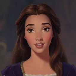 Portrait of a Esmeralda (from Disney), female, detailed face, fantasy, highly detailed, cinematic lighting, digital art painting by greg rutkowski