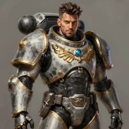 A hyperdetailed digital painting of Ludacris as a primarch, in the style of Guy Denning and Ruan Jia. Trending on ArtStation and DeviantArt. Digital art.