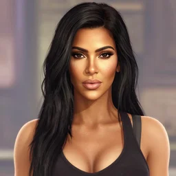 highly detailed portrait kim kardashian gta 5 art, unreal engine, fantasy art by greg rutkowski, global illumination, radiant light