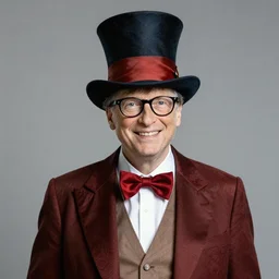Bill Gates as the Mad Hatter