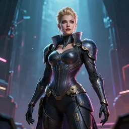 corporate queen, unreal engine 6, epic game graphics, fantasy, cyberpunk, conceptual art, ray tracing