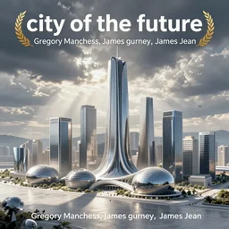 city of the future by gregory manchess, james gurney, james jean