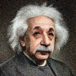 portrait of Albert Einstein, Greg Rutkowski, photorealistic