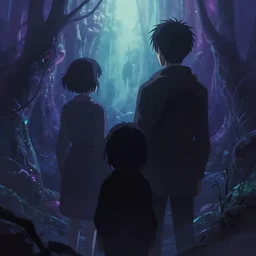 a high definition screenshot from the haunting and strange cyberpunk anime film ; a strange and ethereal dreamscape, digital painting by makoto shinkai and martin ansin, surrealism, trending on artstation