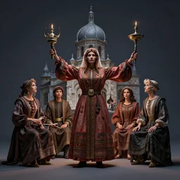 new adventures in folkloric music from eastern europe, dramatic art, trending on artstation, volumetric lighting