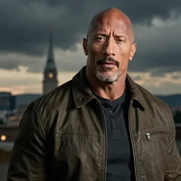 Walter White and dwayne Johnson photograph