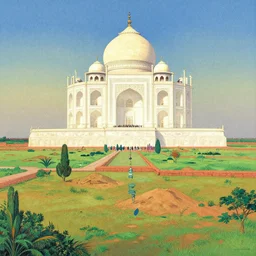 india landscape art by kentaro miura