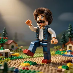 bob ross screaming and stepping on legos