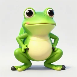 frog dressed as a drag queen