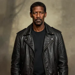 denzel washington portrait as a dnd character fantasy art.