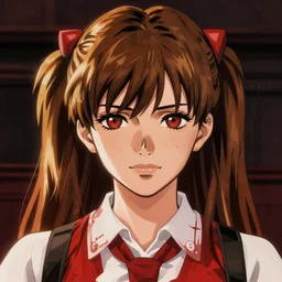 asuka langley souryuu, red dead redemption art style, semi realistic anime, portrait, beautiful face, symmetrical face
