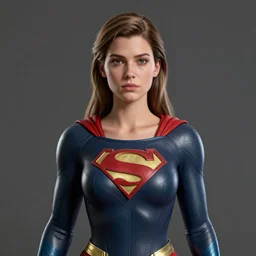front shot of a young female superhero, intricate, elegant, highly detailed, centered, artstation, concept art, smooth, sharp focus, artgerm, tomasz alen kopera, peter mohrbacher, donato giancola, joseph christian leyendecker, wlop, boris vallejo ), mugshot, ugly, octane render, nvidia raytracing demo, grainy, muted
