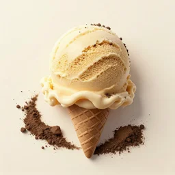 an icecream made of dirt