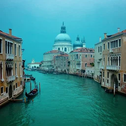 an underwater city that resembles venice