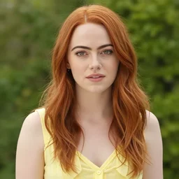 portrait of lemon emma stone character 🍋