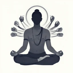 muladhara, men meditation, digital art, trending on frustration,