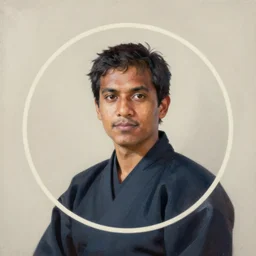 Musashi Profile Picture by Sachin Teng, asymmetrical, Organic Painting , Matte Painting,  geometric shapes, hard edges, graffiti, street art,:2 by Sachin Teng:4