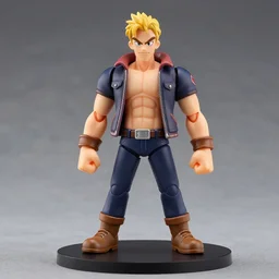 Duke Nukem, An anime Nendoroid of Duke Nukem, figurine, detailed product photo