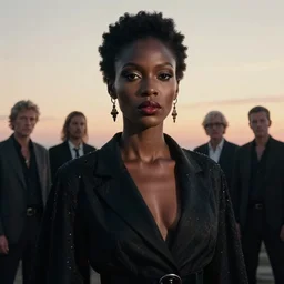 photographic portrait of a stunningly beautiful gothic west african female in soft dreamy light at sunset, contemporary fashion shoot, by edward robert hughes, annie leibovitz and steve mccurry, david lazar, jimmy nelsson, breathtaking, 8 k resolution, extremely detailed, beautiful, establishing shot, artistic, hyperrealistic, beautiful face, octane render