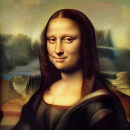 a close up of a painting of a woman, a painting by leonardo da vinci, pixabay contest winner, academic art, da vinci, detailed painting, artwork