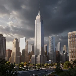 render of an urban district concept design in manhattan