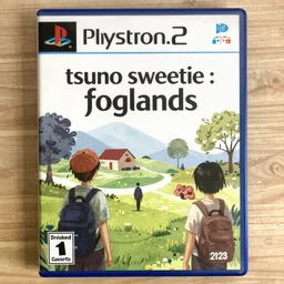 “ a scan of the cover of a playstation 2 game titled ‘ tsuno sweetie : foglands ’ ”