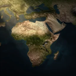 minimalist svg map of the continent of hesperia