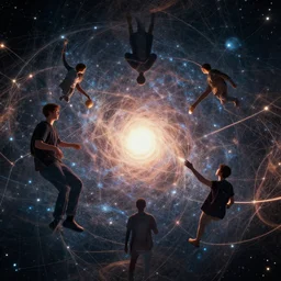 music connecting humans in a quantum entanglement
