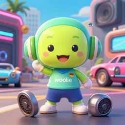woolie madden in jet se radio future, bomb rush cyberfunk, jet set radio sequel, cel - shading, unreal engine 5