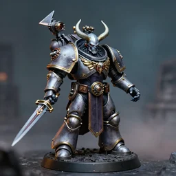 I am reminded of Nemesis the Warlock, in particular Nemesis' spaceship Blitzspear. Of course, 40K borrows more than a little from Nemesis, so I should not be surprised th
