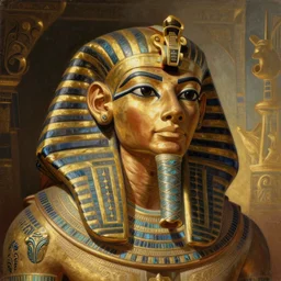 majestic gracious egyptian god ra portrait, atmospheric lighting, painted, menacing, intricate, volumetric lighting, beautiful, rich deep colours masterpiece, golden hour, sharp focus, ultra detailed, by leesha hannigan, ross tran, thierry doizon, kai carpenter, ignacio fernandez rios