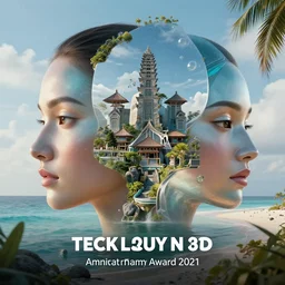 a photo of futuristic bali island in the year 2 0 3 1, perfect faces, 5 0 mm, award winning photography