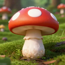 a nature photograph of the mushroom from the super mario a museum a museum
