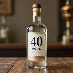 Product Reveal: First photo of the new 40 proof liquor designed by an AI.