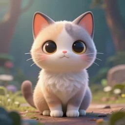 cute cat by victo ngai and greg rutkowski trending on artstation unreal engine 8 k hd wallpaperjpeg artifact blur