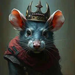 rat king portrait, ismail inceoglu