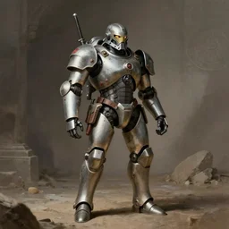 a mech warrior in 1766